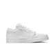 나이키 조던 1 로우 트리플 화이트 텀블드 레더 2020 Jordan 1 Low Triple White Tumbled Leather 2020 553558-130
