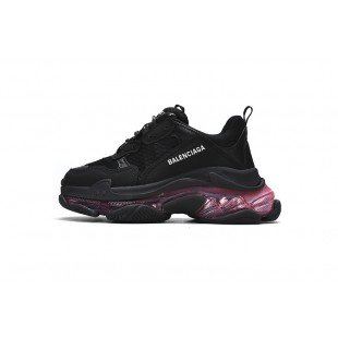 발렌시아가 Triple S Black Claret Red BLG 10158