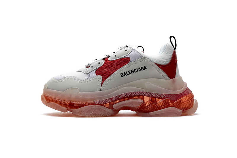 발렌시아가 Triple S White Red BLG 10154