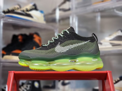 나이키 에어맥스 스콜피온 플라이니트 베얼리 볼트 Nike Air Max Scorpion Flyknit Barely Volt DJ4701-300