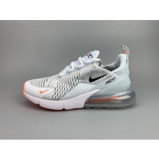 나이키 에어맥스 270 화이트 블랙 토탈 오렌지 Nike Air Max 270 White Black Total Orange AH8050-106