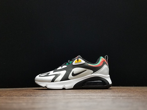 나이키 에어맥스 200 라스타 화이트 블랙 Nike Air Max 200 Rasta AQ2568-101