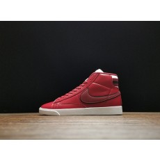 나이키 블레이저 미드 Nike Blazer Mid White Blackened Blue Red Crush AV9375-605