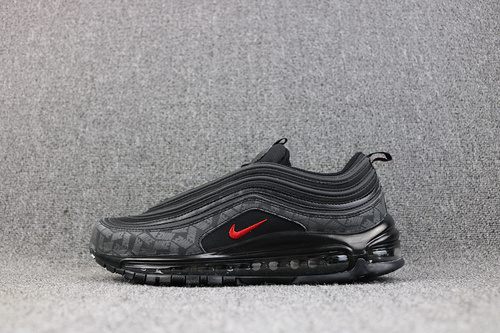나이키 에어맥스 97 올 오버 프린트 블랙 레드 Nike Air Max 97 All Over Print Black Red AR4259-001