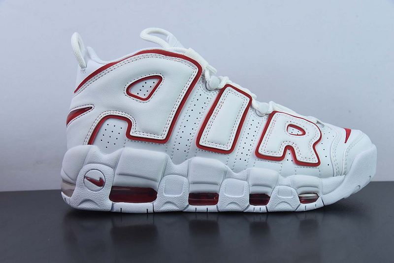 나이키 에어 모어 업템포 화이트 바시티 레드 Nike Air More Uptempo White Varsity Red 921948-102