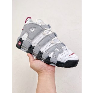 나이키 에어 모어 업템포 로즈우드 앤 울프 그레이 (W) Nike Air More Uptempo Rosewood and Wolf Grey DV1137-100
