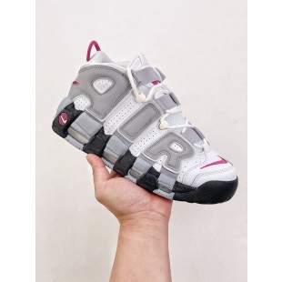나이키 에어 모어 업템포 로즈우드 앤 울프 그레이 (W) Nike Air More Uptempo Rosewood and Wolf Grey DV1137-100