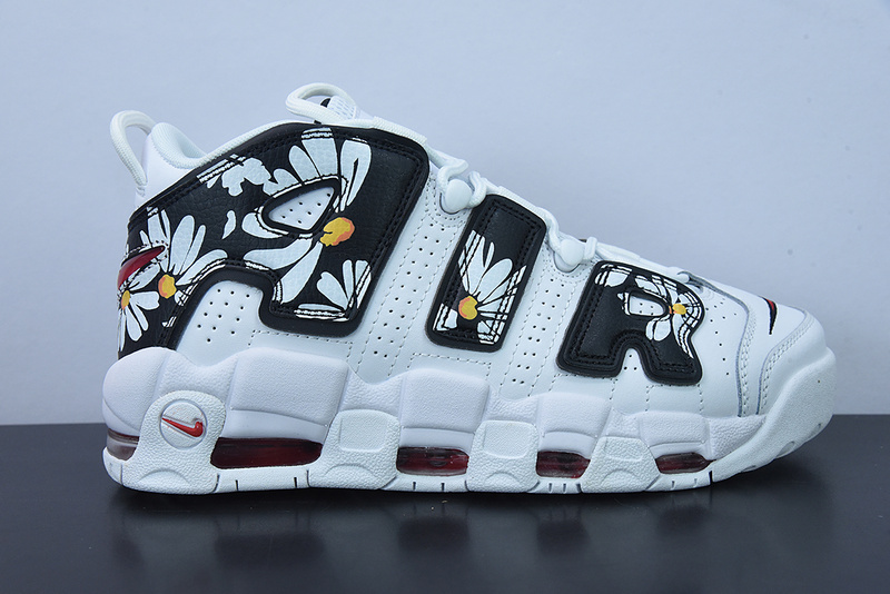 나이키 에어 모어 업템포 피스, 러브, 스우시 Nike Air More Uptempo Peace, Love, Swoosh DM8150 100