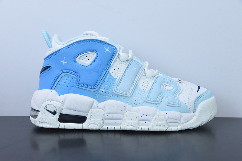 나이키 에어 모어 업템포 화이트 미드나잇 네이비 (GS) Nike Air More Uptempo White Midnight Navy DH9719-100