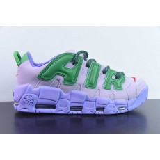 나이키 x 앰부쉬 에어 모어 업템포 로우 라일락 앤 애플 그린 Nike x Ambush Air More Uptempo Low Lilac and Apple Green NUP40004