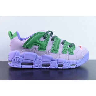 나이키 x 앰부쉬 에어 모어 업템포 로우 라일락 앤 애플 그린 Nike x Ambush Air More Uptempo Low Lilac and Apple Green NUP40004
