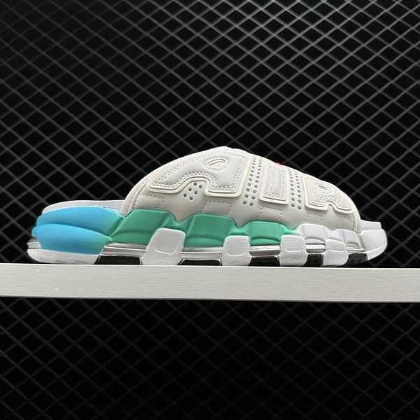 나이키 에어 모어 업템포 슬라이드 화이트 블랙 Nike Air More Uptempo Slide FN3437-161