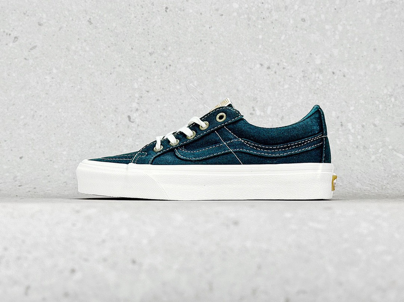 반스 VANS SK8-Low Dark Green∕Yellow