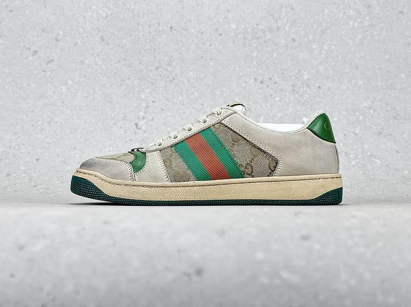 구찌 디스트레스드 스크리너 스니커즈  Gucci Distressed Screener sneaker 546551 9Y920 9666