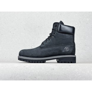 팀버랜드 프리미엄 6인치 워터프루프 부츠 블랙 누벅 Timberland Premium 6 inch Waterproof Boot Black Nubuck TB0100730-011 TML10004
