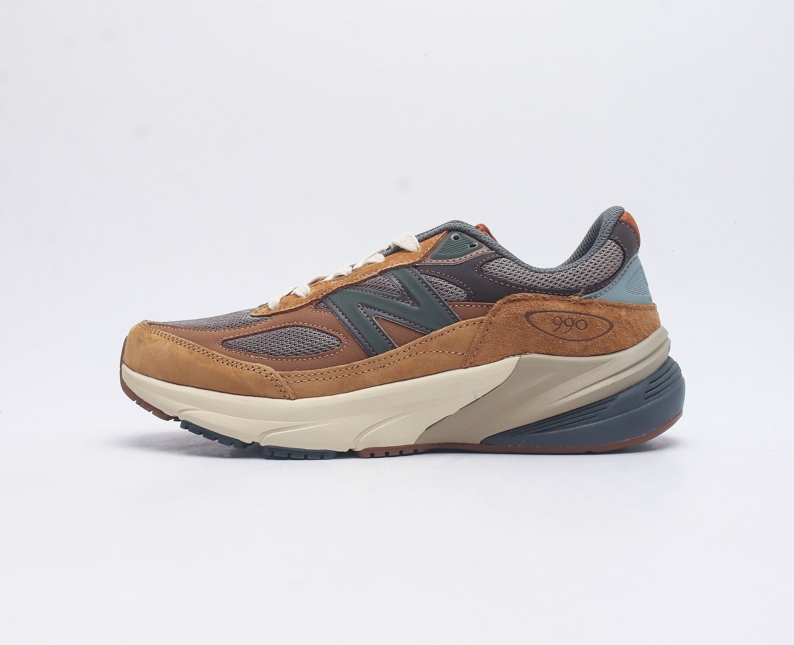 뉴발란스 x 칼하트 WIP 990v6 메이드 인 USA 해밀턴 브라운 밀리터리 그린 New Balance x Carhartt WIP 990v6 Made in USA Hamilton Brown Military Green M990CH6