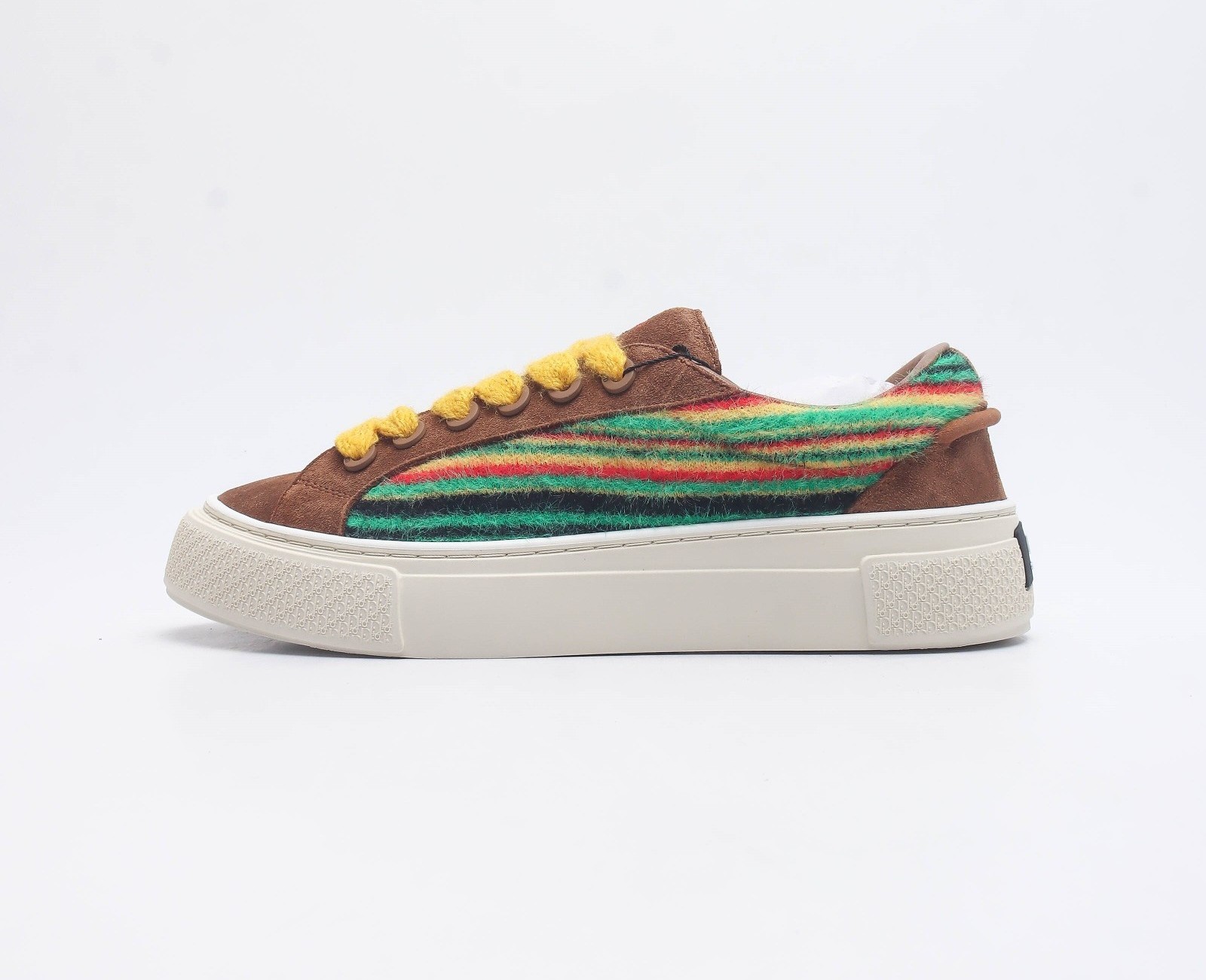 디올 티어 B33 스니커즈 옐로우 멀티컬러 브라운 - 리미티드 넘버드 에디션  Dior Tears B33 3SN303ZWR-H600