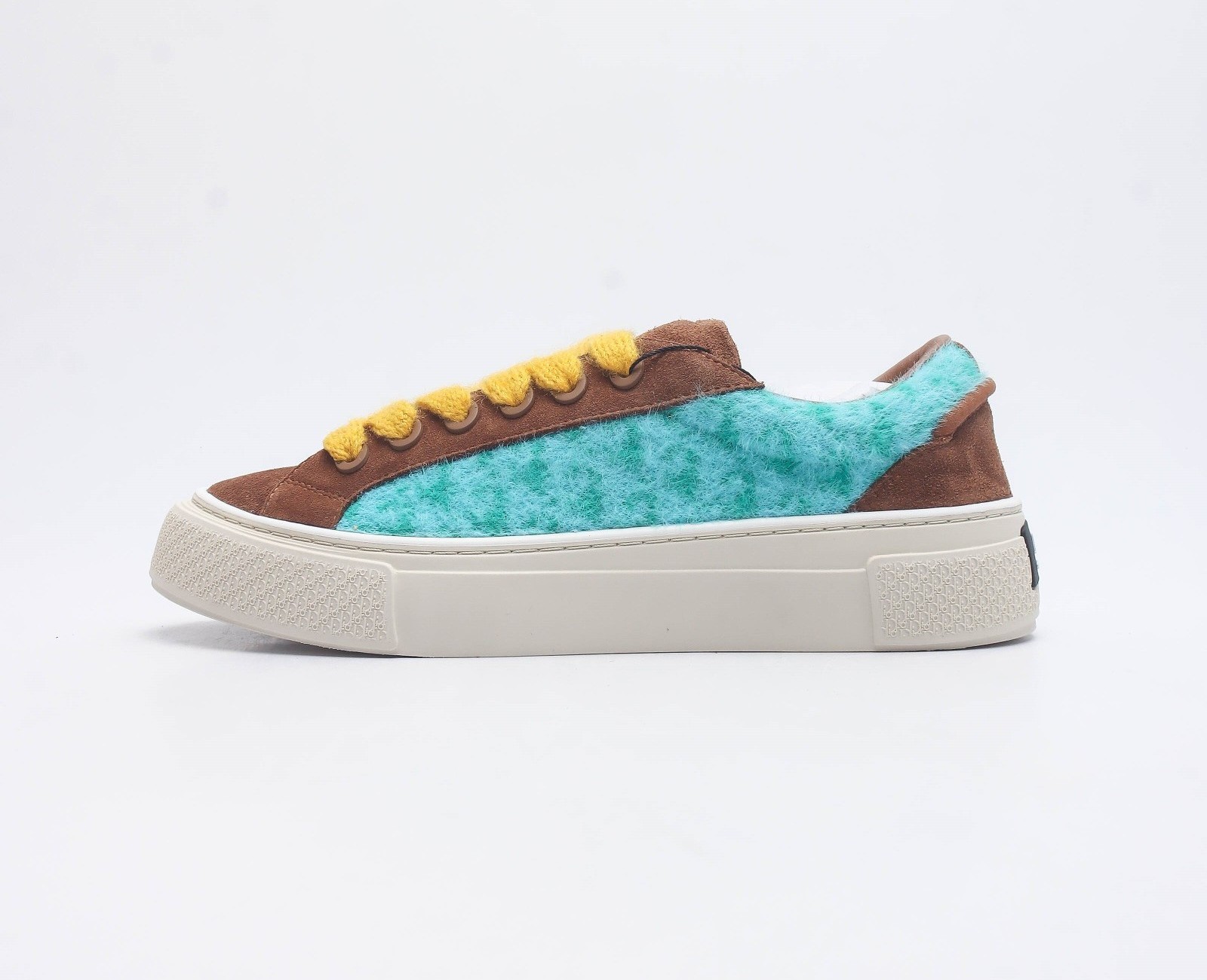 디올 B33 스니커즈 디지털 트윈 터콰이즈 오블리크 브라운 - 리미티드 넘버드 에디션 Dior B33 Sneakers 3SN303ZWV-H650