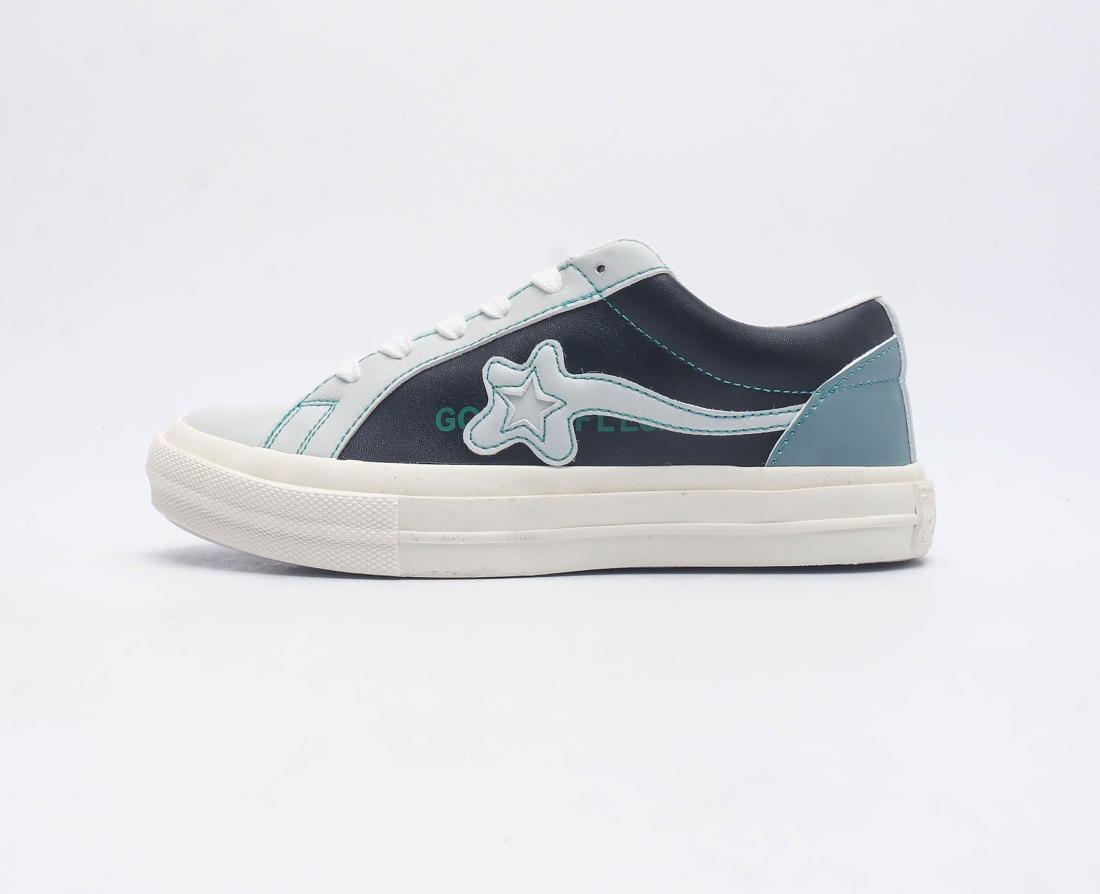 컨버스 x 골프 르 플레르 원스타 인더스트리얼 팩 블랙 Converse x Golf le Fleur One Star Ox Industrial Pack Black 164023C