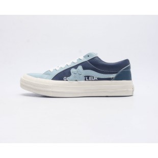 컨버스 x 골프 르 플레르 원스타 인더스트리얼 팩 베얼리 블루 Converse x Golf le Fleur One Star Ox Industrial Pack Barely Blue 164024C