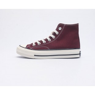 컨버스 척 70 하이 시즈널 컬러 빈티지 캔버스 다크 비트루트 Converse Chuck 70 High Seasonal Color Vintage Canvas Dark Beetroot A01448C