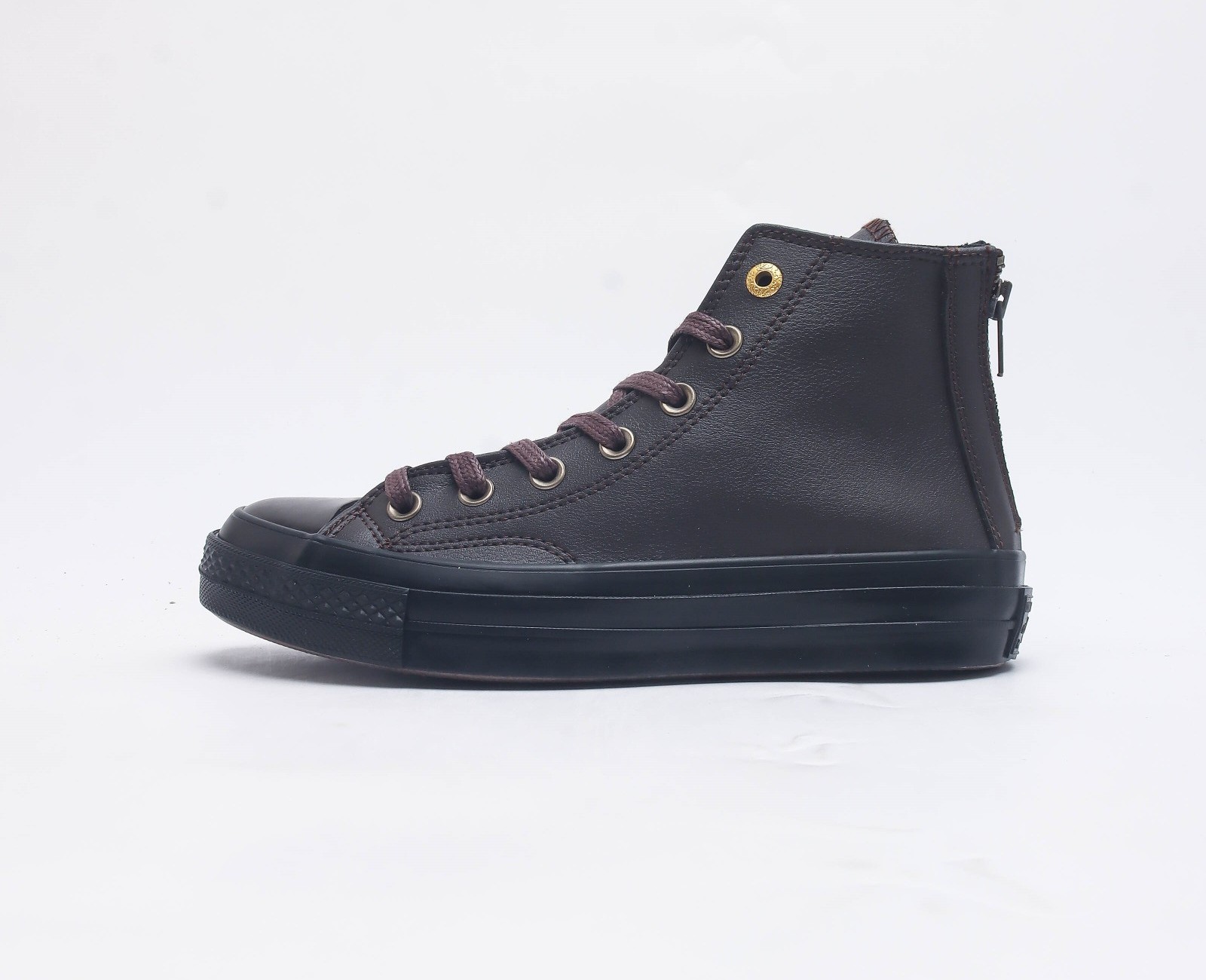 컨버스 척70 레더 지퍼 브라운 Converse Chuck70 Leather ZIP brown A02110C 