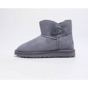 어그 미니 베일리 버튼 2 부츠 그레이 UGG Mini Bailey Button II Boots Grey 1016422-GREY