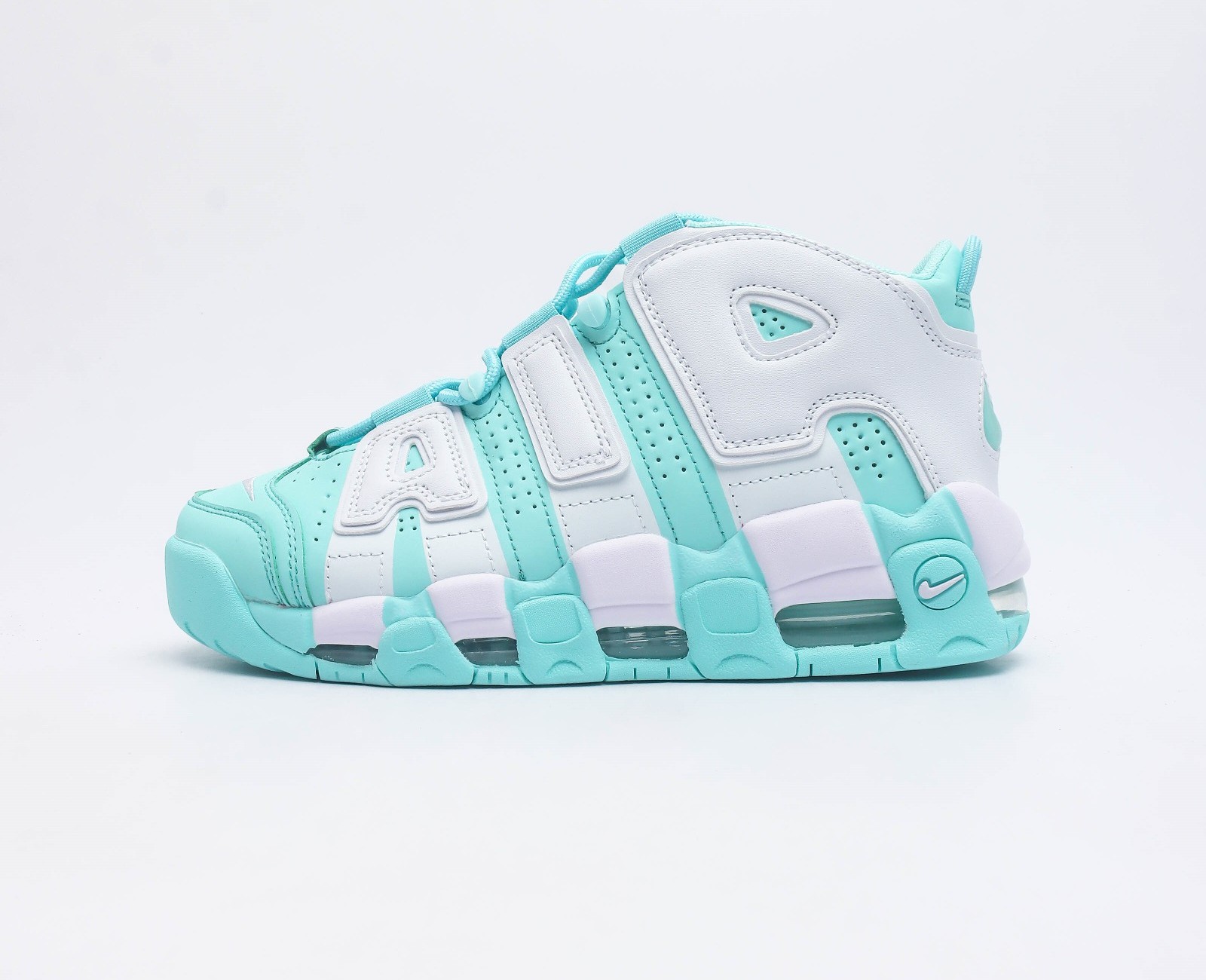 나이키 에어 모어 업템포 아일랜드 그린 Nike Air More Uptempo Island Green 415082-300