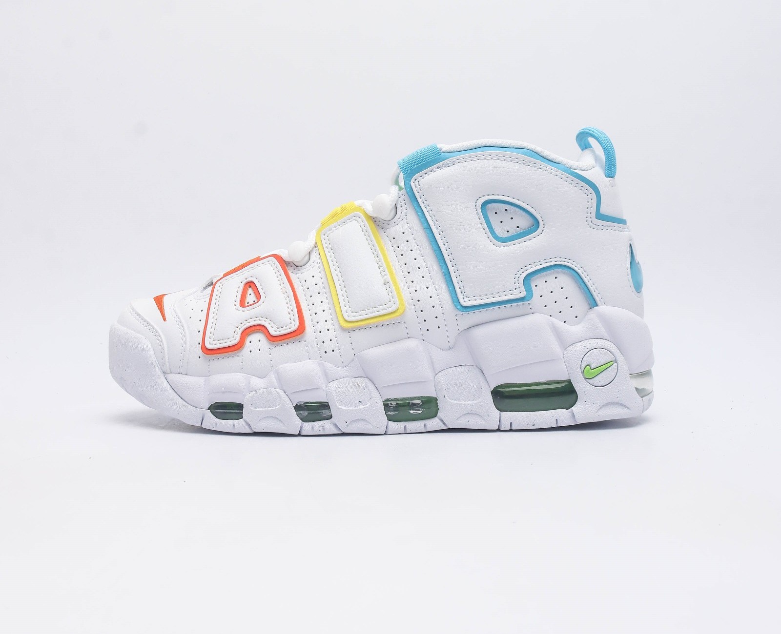 나이키 에어 모어 업템포 화이트 레인보우 Nike Air More Uptempo '96 FJ4624-100 