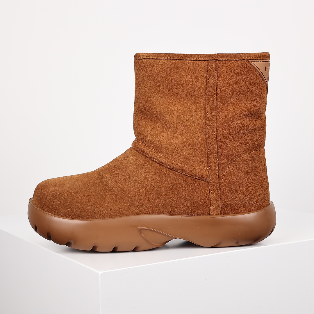 보테가 베네타 23FW 스냅 앵클 부츠 캐러멜 Bottega Veneta LEATHER ANKLE BOOT