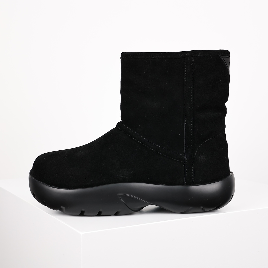 보테가 베네타 23FW 스냅 앵클 부츠 블랙 Bottega Veneta LEATHER ANKLE BOOT