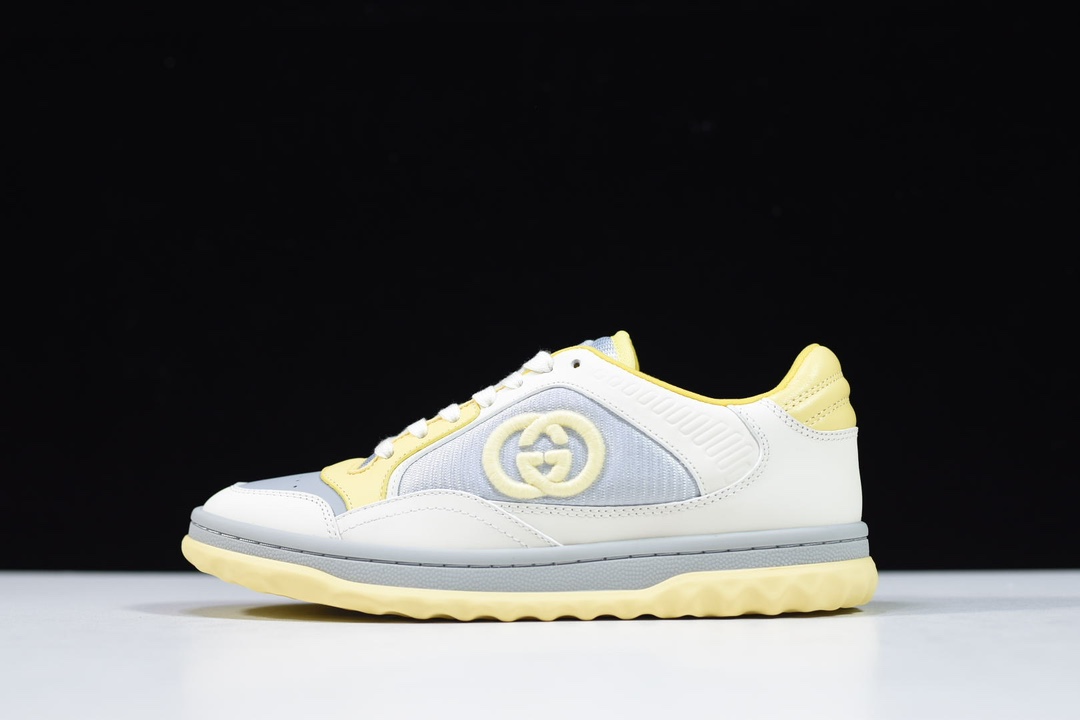 구찌 스니커즈 오프화이트 레더 Gucci MAC80 ‎747954 AACNW 9148