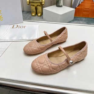 디올 발레 플랫 슈즈 CChristian Dior BALLET FLAT KDB860CQC_S900