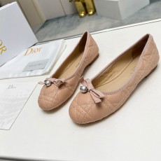 디올 발레 플랫 슈즈 Christian Dior BALLET FLAT KDB877CQC_S21U