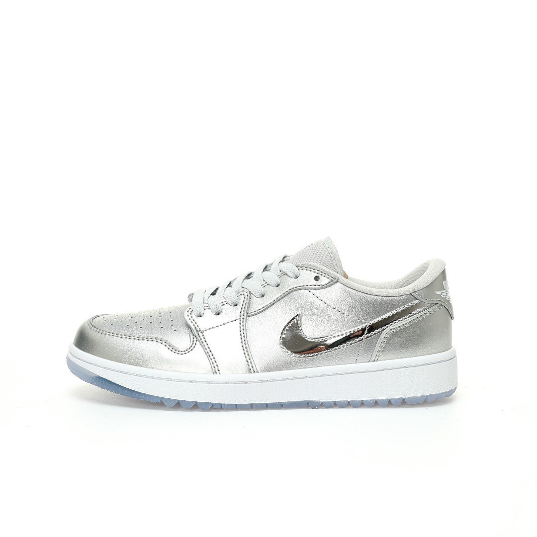 나이키 에어 조던 1 로우 골프 NRG Nike Air Jordan 1 Low Golf NRG Metallic Silver Photon Dust FD6848-001