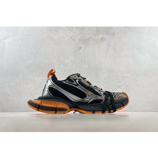 발렌시아가 3XL 스니커즈 블랙 오렌지 그레이 Balenciaga 3XL Sneakers Black Orange Grey 734734W3XL31178