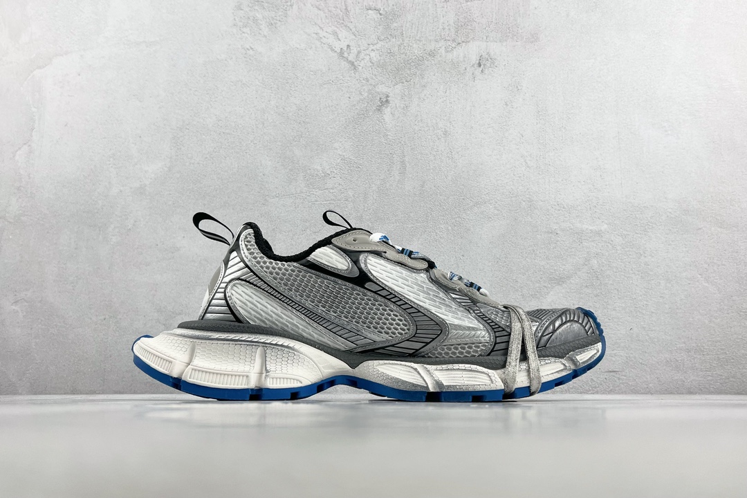 발렌시아가 3XL 스니커즈 그레이 화이트 블루 Balenciaga 3XL Sneakers Grey White Blue 734734W3XL51214