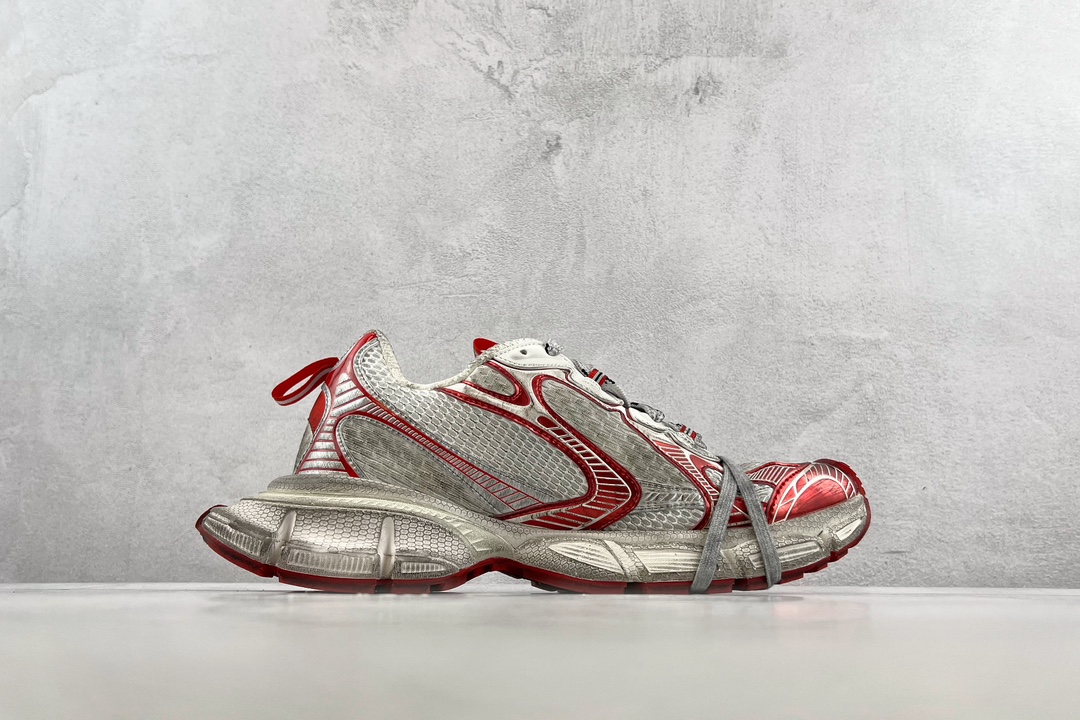 발렌시아가 3XL 스니커즈 화이트 레드 Balenciaga 3XL Sneakers White Red 734734W3XL29060