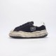 메종 미하라 야스히로 블레이키 OG 솔 디스트레스 캔버스 로우탑 스니커즈 블랙 Maison Mihara Yasuhiro Blakey OG Sole Distressed Canvas Low-top Sneakers Black A10FW712-BLACK