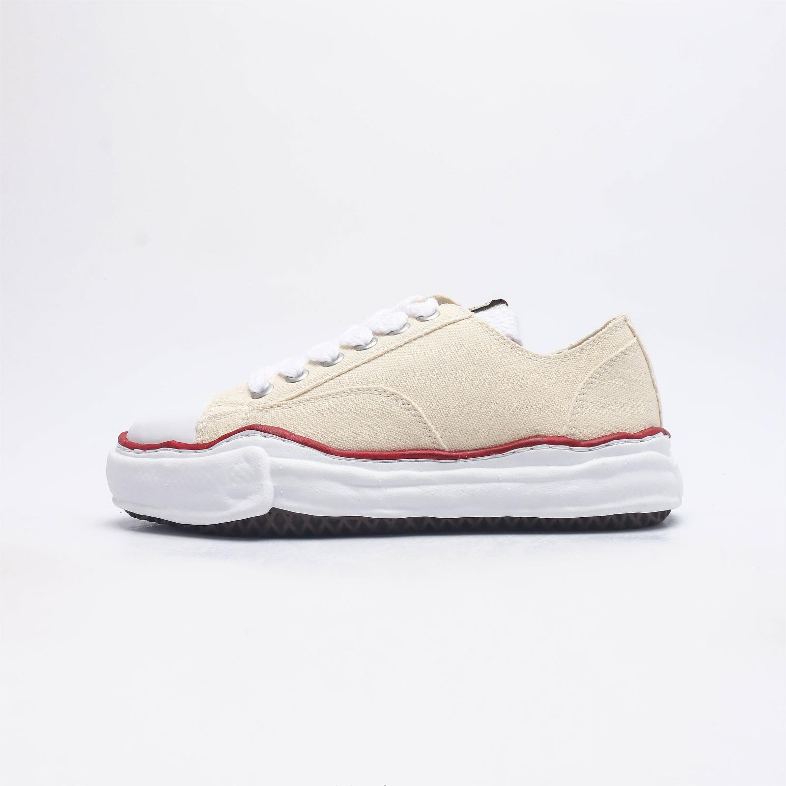메종 미하라 야스히로 피터슨 OG 솔 캔버스 로우탑 스니커즈 내츄럴 Maison Mihara Yasuhiro Peterson OG Sole Canvas Low-top Sneakers Natural A04FW729-NATURAL