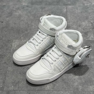 아디다스 x 프라다 리나일론 포럼 하이 화이트 Adidas x Prada Re-Nylon Forum High White GY7041/2TG193-3LJX-F01CD