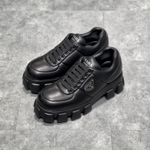 프라다 모놀리스 남성 로퍼 블랙 Prada Monolith Loafers Black 1E119N-2DL8-F0002