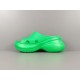 발렌시아가 슬라이드 샌들 그린 여성 Balenciaga Pool Crocs 677386 W1S8E 3033