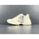 구찌 라이톤 레더 스니커즈 여자 Gucci Rhyton 498916 A9L00 9522