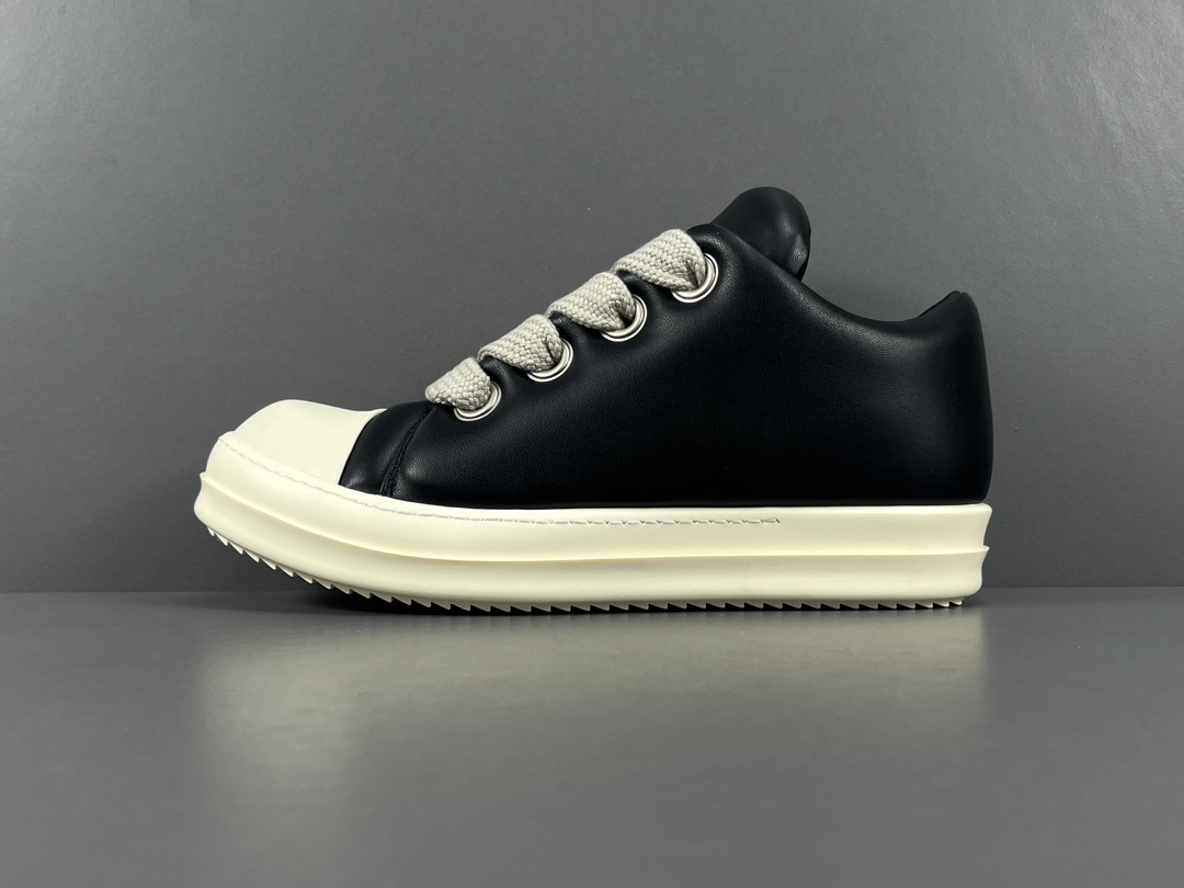 릭오웬스 점보 레이스 패디드 스니커즈 RICK OWENS JUMBO LACE PADDED SNEAKS LOW RUO2B897 LLPW2 911