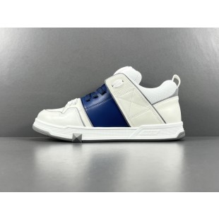 발렌티노 오픈 스케이트 카프스킨 & 패브릭 스니커즈 Valentino Open Skate Calfskin and Fabric Sneakers 1Y2SOF89YPB6TT