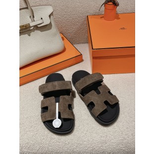 에르메스 시프레 샌들 스웨이드 고트스킨 Hermes Chypre Sandal Suede Goatskin