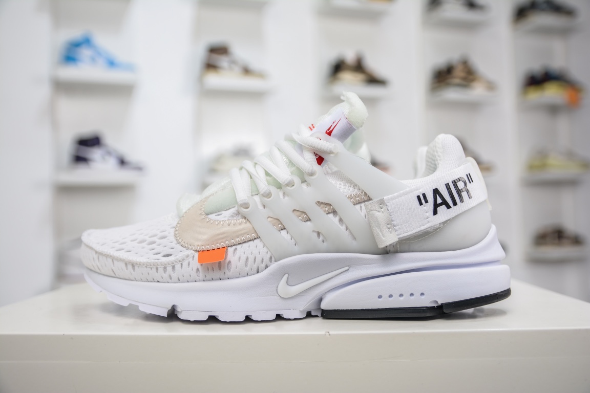 나이키 x 오프화이트 프레스토 화이트 OFF-WHITE x Nike Air Presto OW AA3830-100
