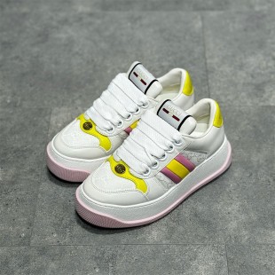 구찌 스크리너 레더 스니커즈 Gucci Screener Leather Sneakers