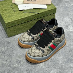 구찌 스크리너 레더 스니커즈 Gucci Screener Leather Sneakers